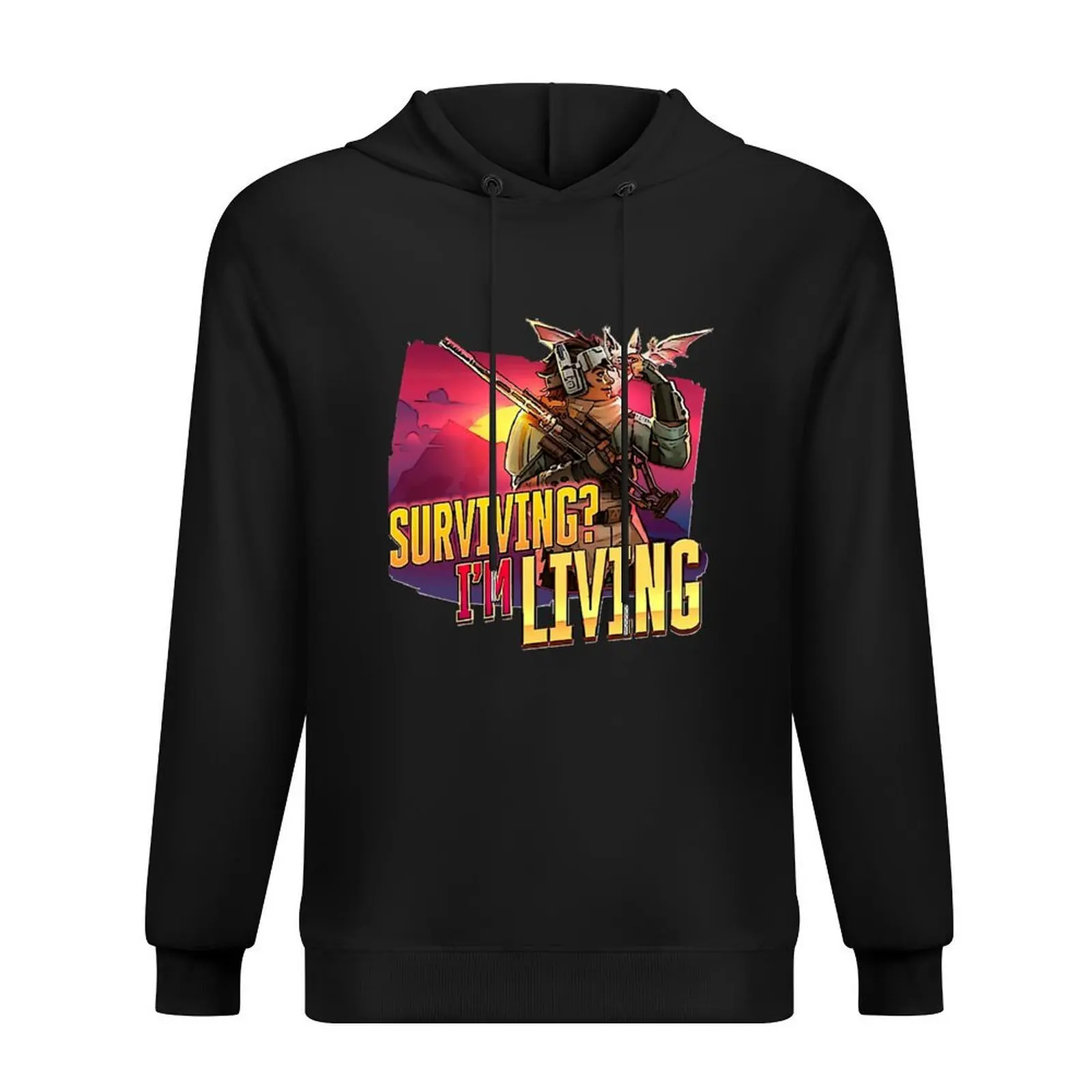 

Apex-Legends-Holospray-Vantage-Surviving-I'm-Living-Classic- Hoodie korean clothes men clothes men clothing mens hoodie