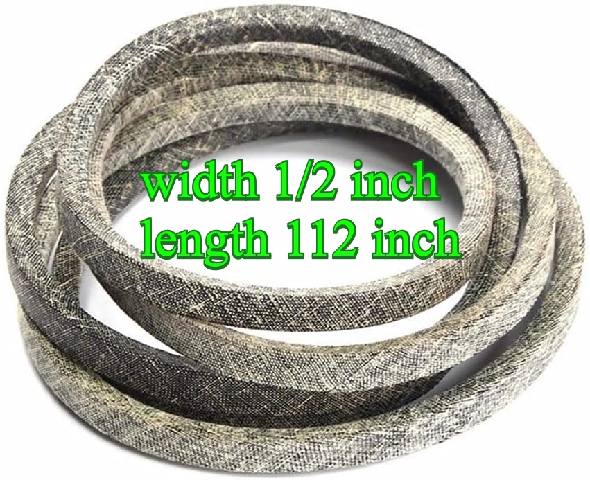 

1/2" X 112" V-Belt Lawn Mower Replacement Belt Make with Kevlar Deck Drive Belt110-6871 165632 for Toro AYP