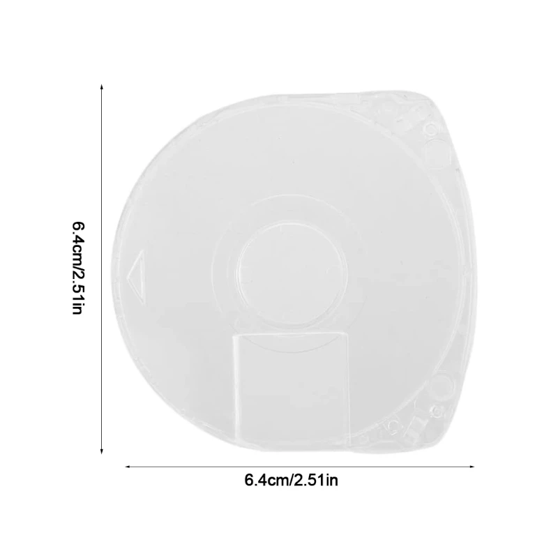 P82F Replacement UMD Game Disc Storage Case Crystal Clear Case Shell Compatible with PSP 1000 2000 3000