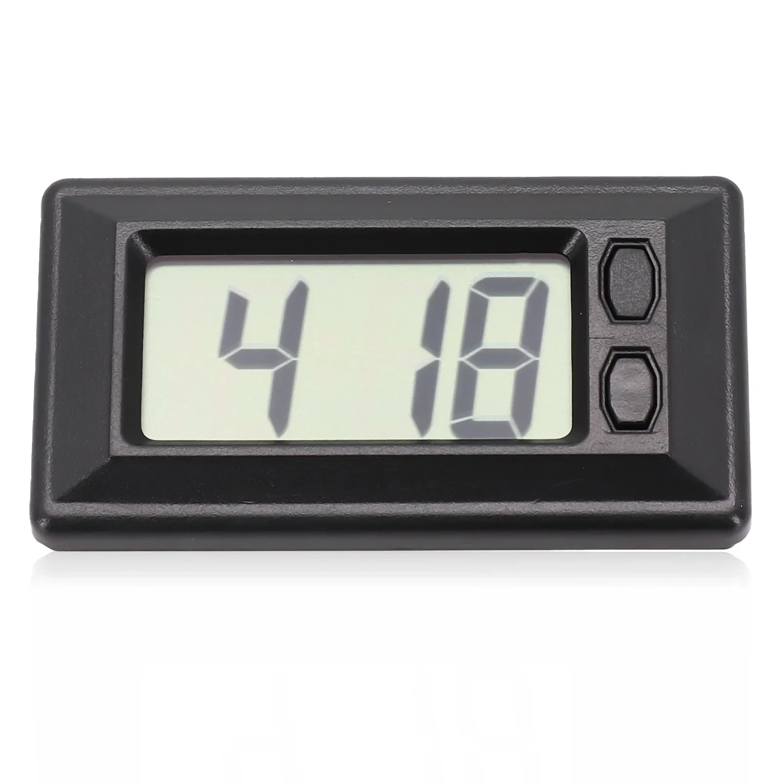 Accessories Car Clock 75x40x10mm Car Vehicle Dashboard Clock Digital Display Plastic + LCD Portable Smart Black