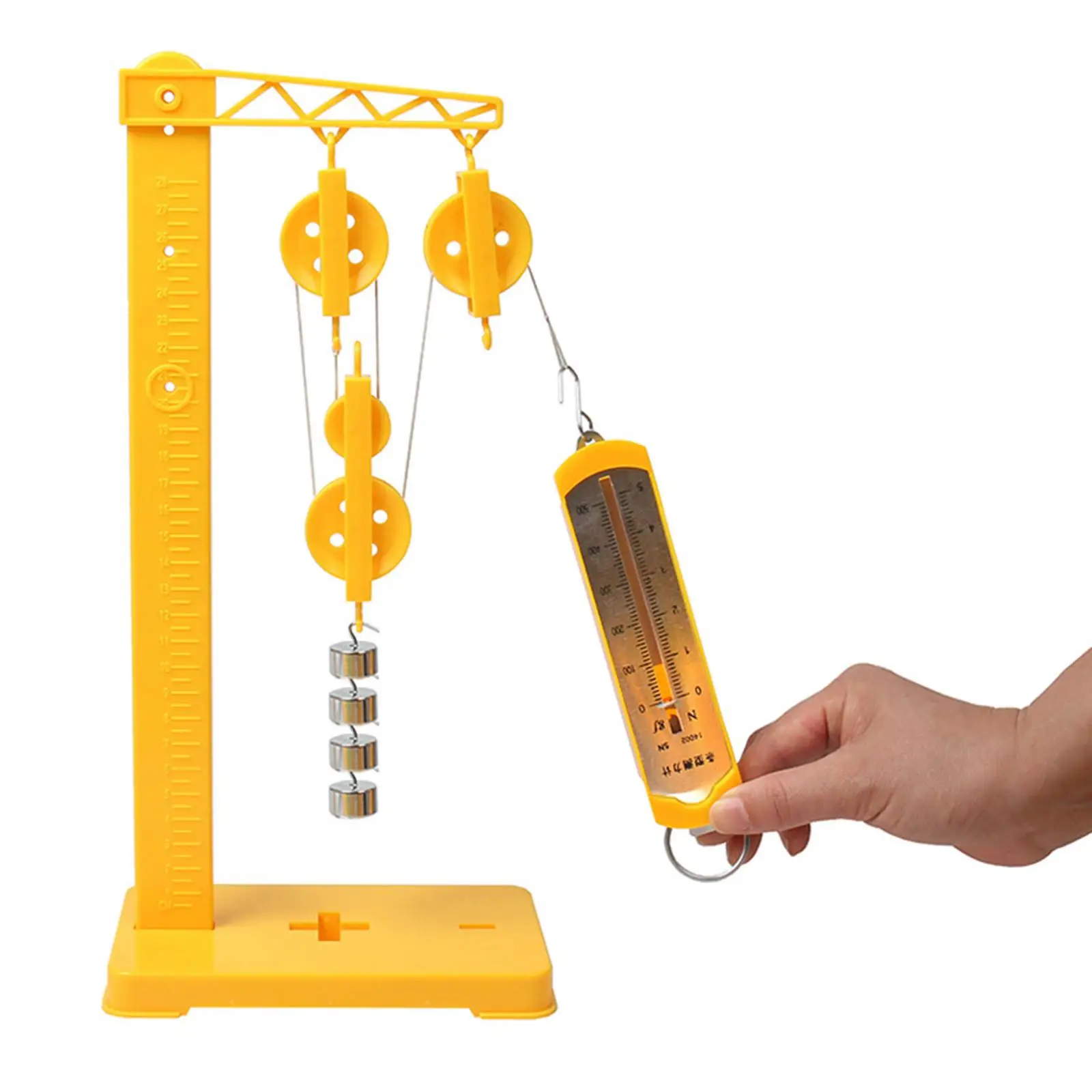 Fixed & Movable Pulley Demonstration Physics Experiments Kits DIY Physics