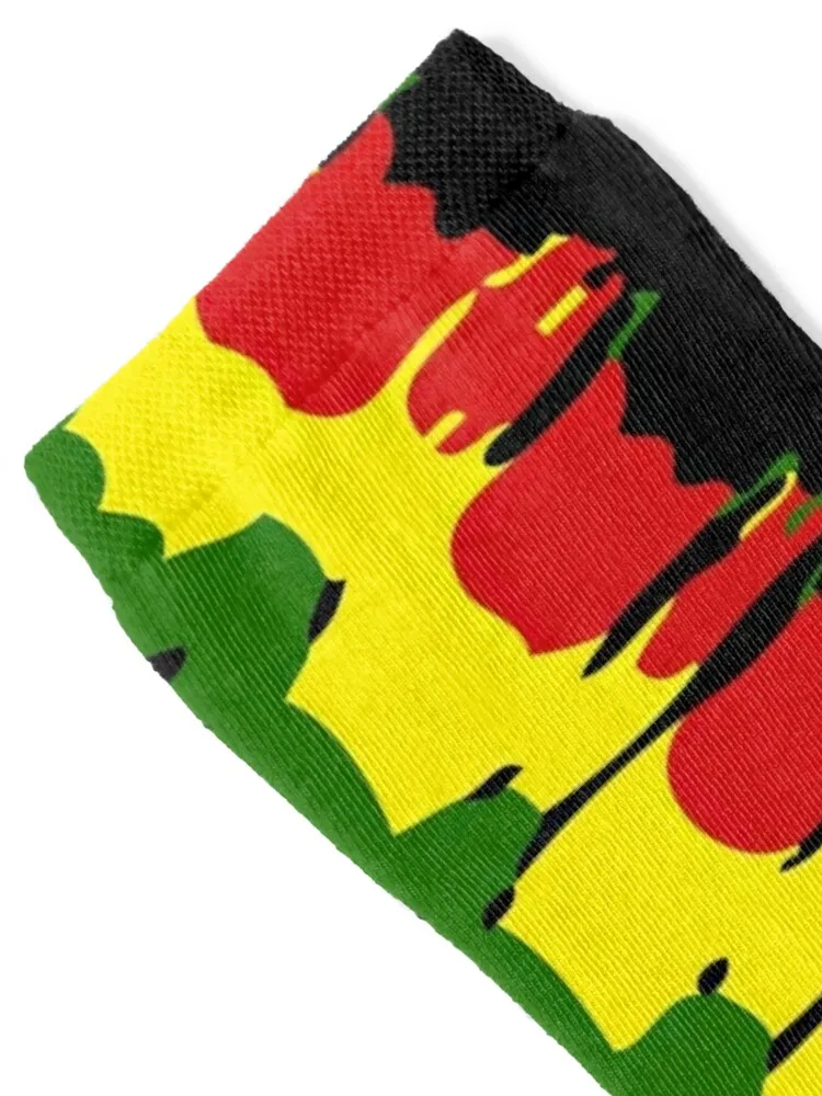 Rasta Tie Dye Stone Socks anti-slip funny gifts loose Designer Man Socks Women\'s