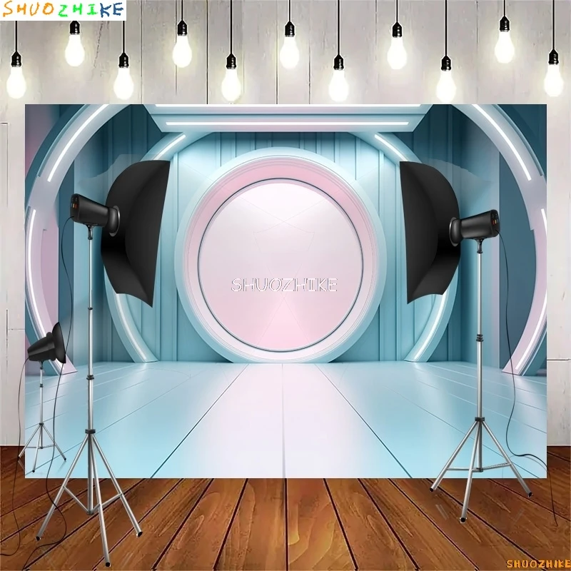 Cerimonia dell'anniversario della fase del matrimonio fondali fotografici a luce rossa puntelli palazzo di mezza età sfondo dello Studio al coperto SWT-06