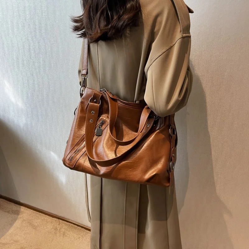 

Women Leather Handbag Crossbody, Luxury Brand Famous Designer Shoulder Bag Messenger Tote Popular Classic Elegant