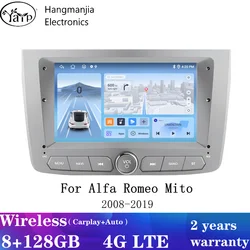 hangmanjia Android 13 Car Radio Multimedia For Alfa Romeo Mito 2008 2009 2011 2012 GPS Intelligent Systems CarPlay autoradio