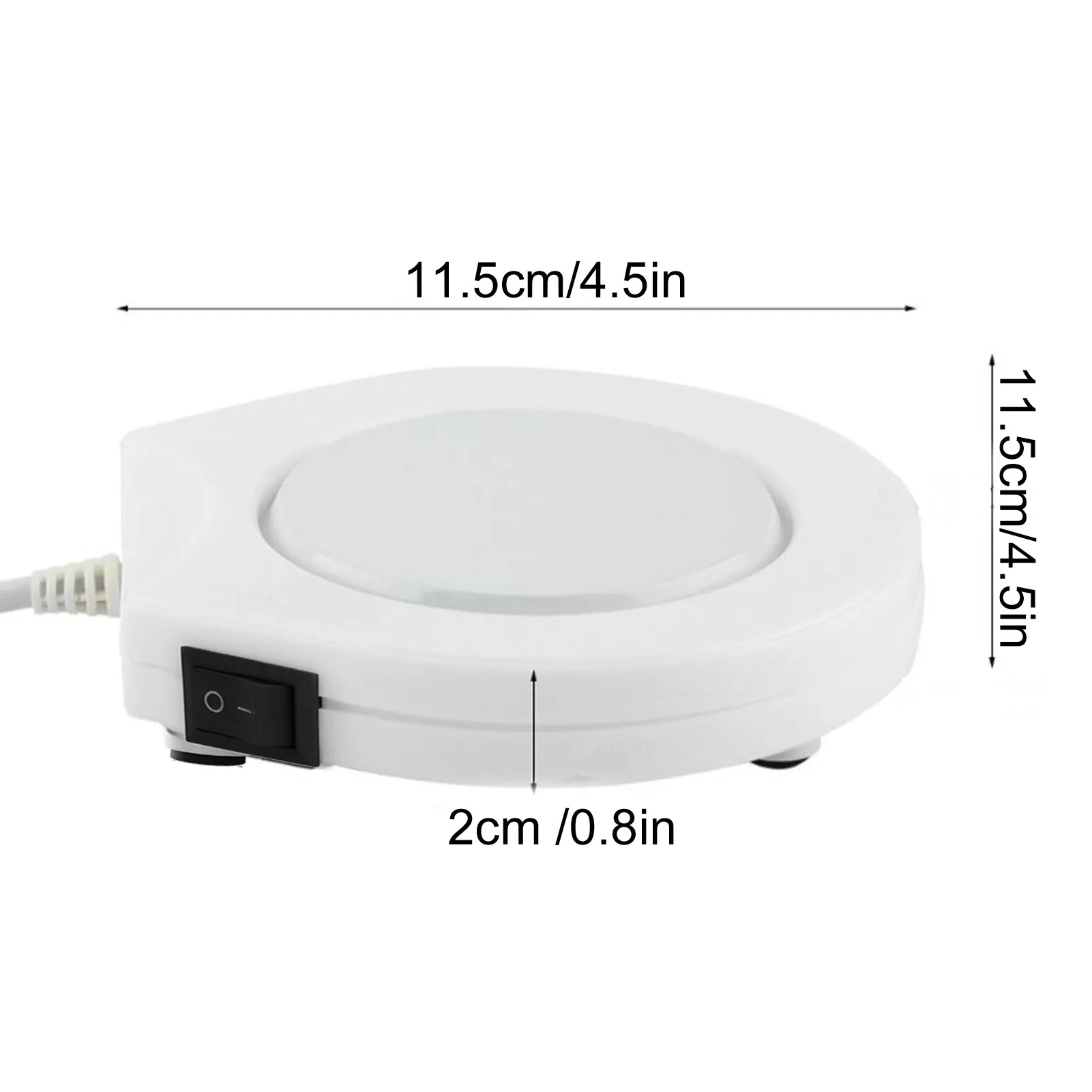 USB プラグインヒーターパッド真空カップマットウォーマーコースタープレースマットオフィスミルクコーヒー用