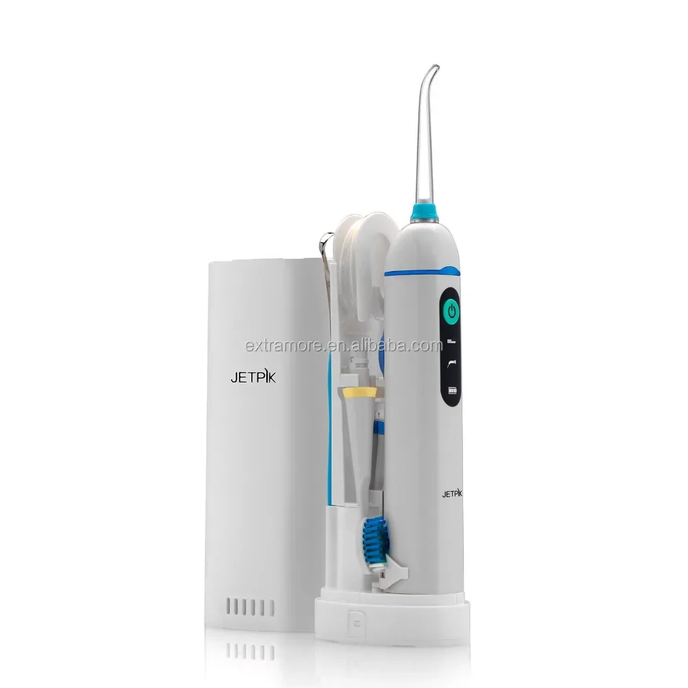 Health JP210 Water Jet Flosser Oral Care Irrigator with Teeth Pick Cleaner Tooth SPA Features