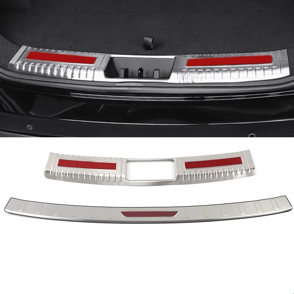 

Trunk Bumper for Chery Tiggo 8 PLUS 2021 2022 2023 2024 Car Accessories Stainless Rear Fender Protector Cover Stick Decoration