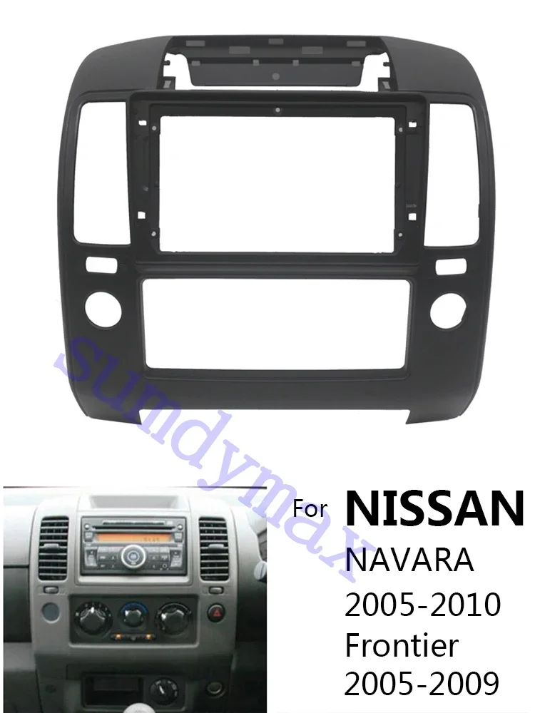 

9-дюймовый автомобильный радиоприемник для Nissan NAVARA D40 2006-2010 2din android Dash Frame Стереокорпус Mp5 Плеер 2 Din автомобильная панель DVD Gps