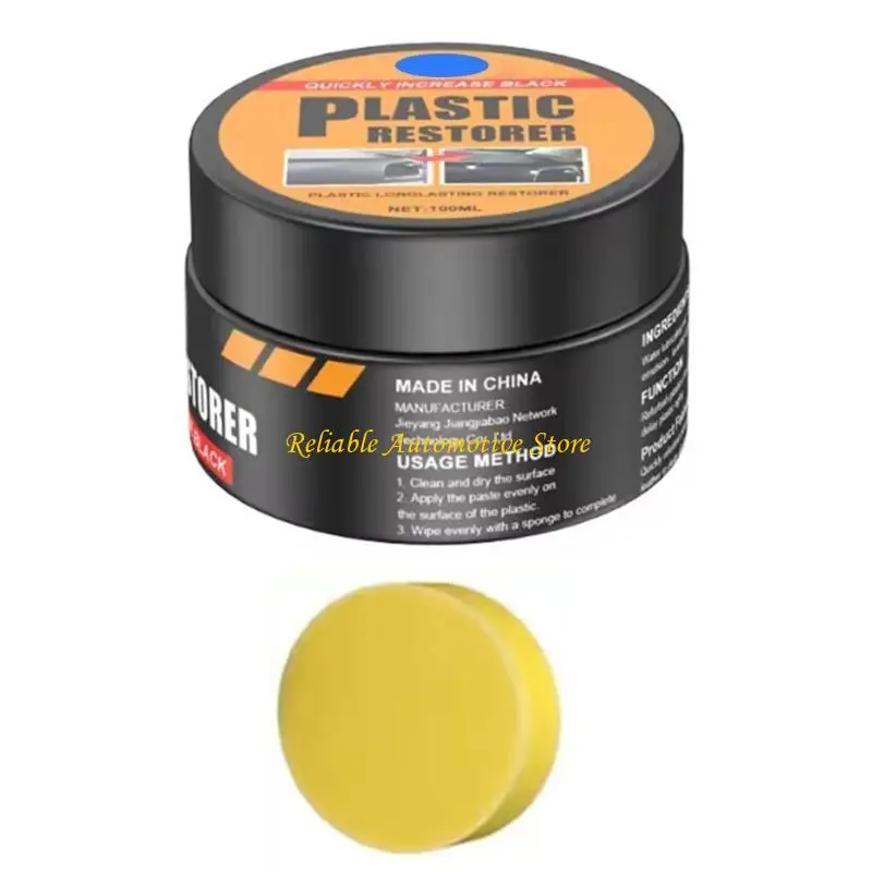 

M68B 50/100 мл средство для восстановления пластиковых покрытий автомобиля, полирующее покрытие для пластиковых деталей, с