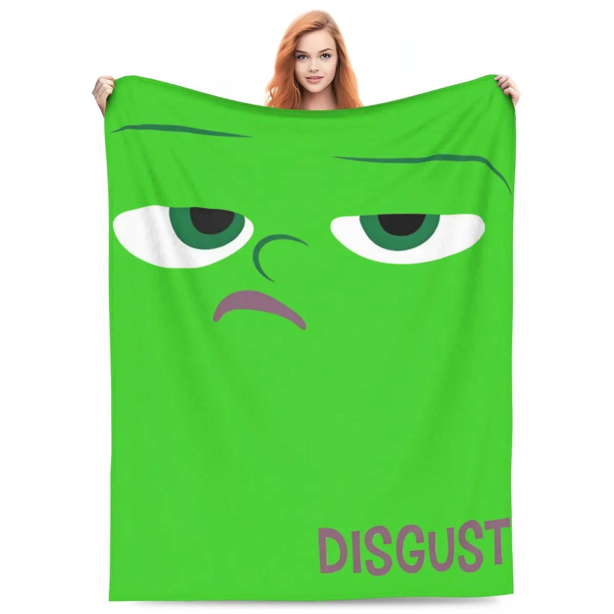 Inside Out character of Riley Joy Sadness Anger Disgust Fear Blanket Soft Comfortable Plush Bedding Throws