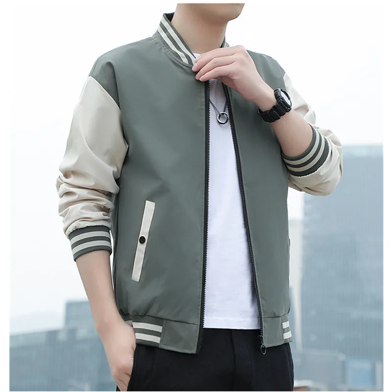 UHYTGF 2022 Jackets Men's Baseball Uniform Spring Autumn Coat Men Flight Casual Loose 5XL Size Male Clothes Chaquetas Hombre 143