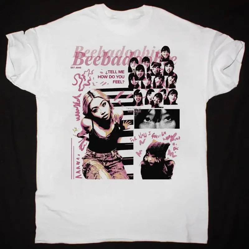 New Beabadoobee White TShirt Cotton Short Sleeve Unisex US25H113