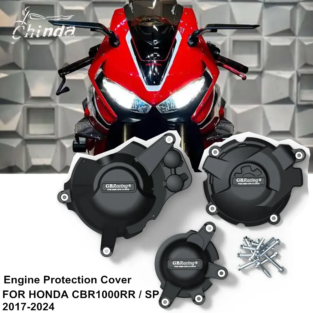 

FOR HONDA CBR1000RR SP CBR 1000RR SP 2017-2024 Motorcycle Engine Protective Cover Guard Protector Fall Protection Cover