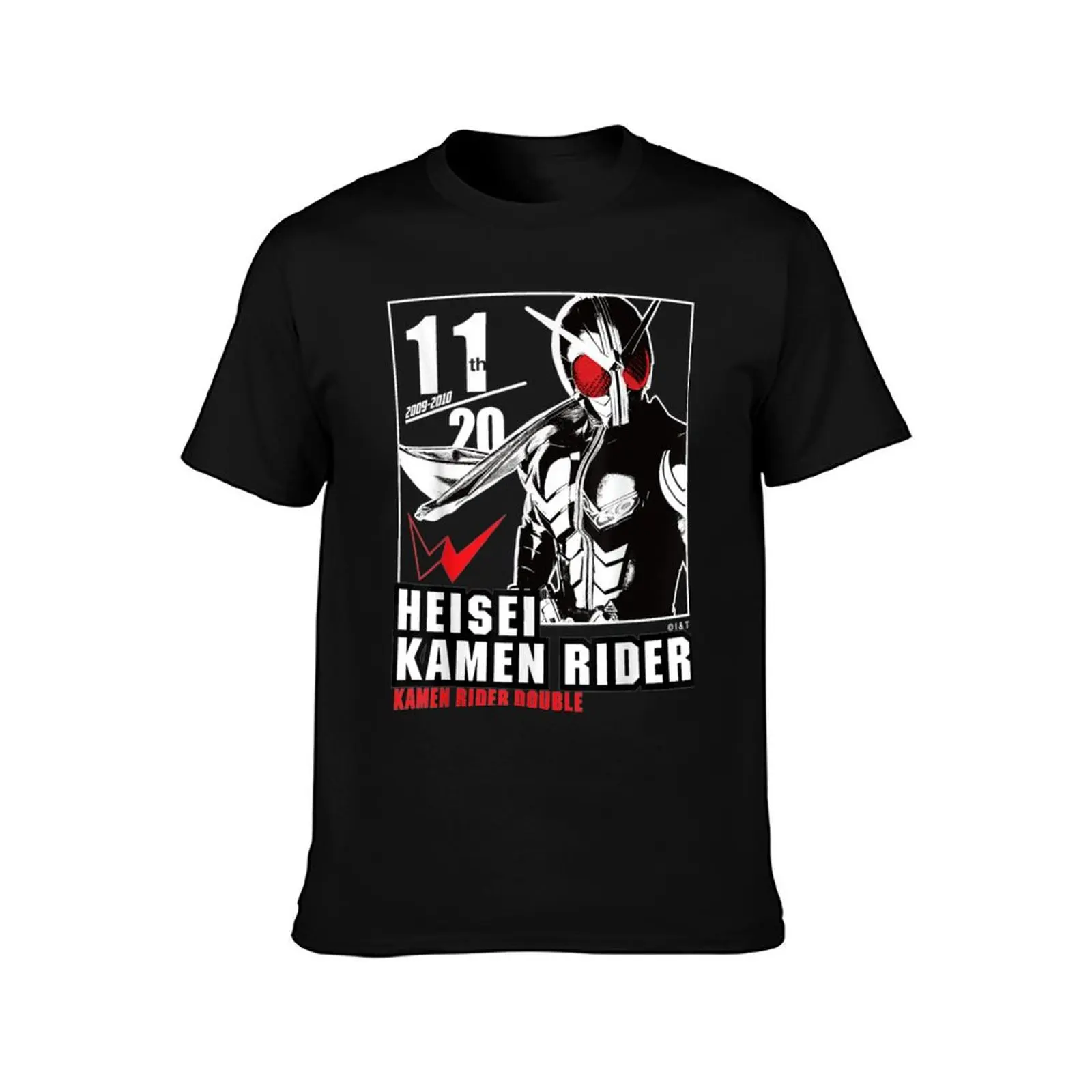 Kamen Rider W Heisei Rider Anniversary T-Shirt graphics Aesthetic clothing t shirt men 100℅ cotton