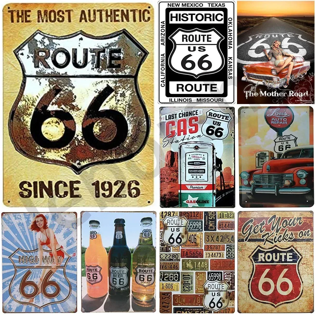 Metal Aluminum Signs Most Authentic Wall Decoration Plaque Vintage Art Poster Iron Painting for Man Cave Home Cafe Garden Club