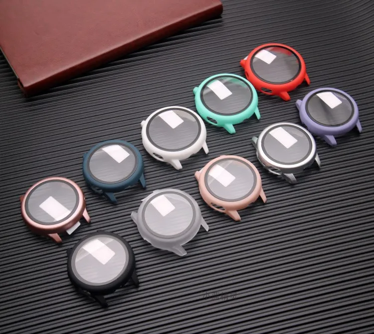Glass+Case For Samsung Galaxy watch active 2 44mm 40mm All-Around cover bumper+Screen Protector film correa active2 44 mm 40 mm