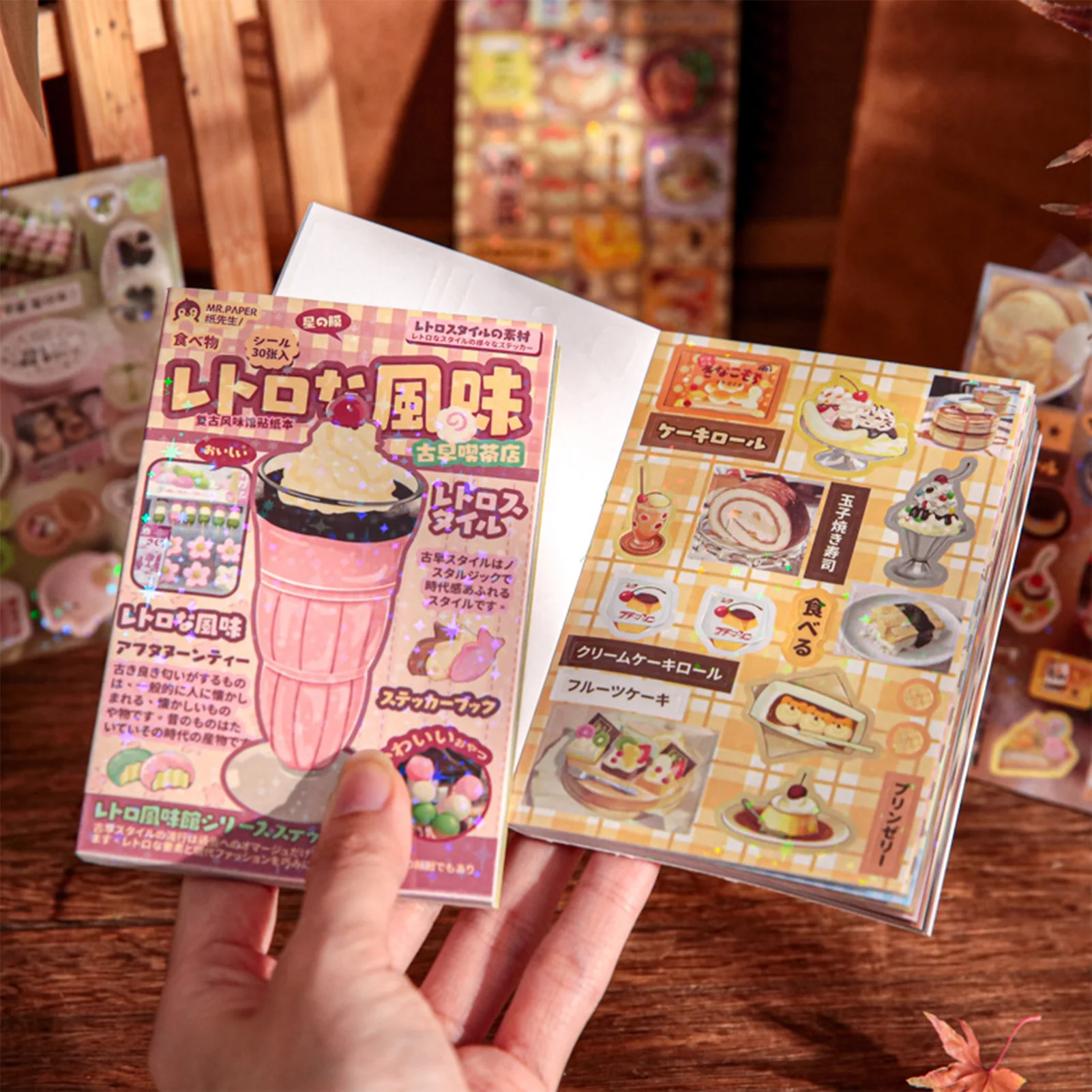 Japanese Style Cute Stickers Book Multi-theme Manga Handbook Decorative Sticker for Journal Diary Planner Album Phone Case