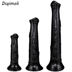 Oversized Horse Dildo Anal Plug Soft Penis Anal Dilator Masturbators Big Phallus Butt Plug Stimulate Vagina Anus Dick Sex Toys