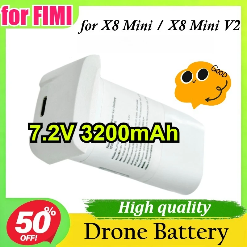 

7.2V 3200mAh for FIMI X8 Mini / X8 Mini V2 Drone Battery Accessories Upgrade Intelligent Flight Battery