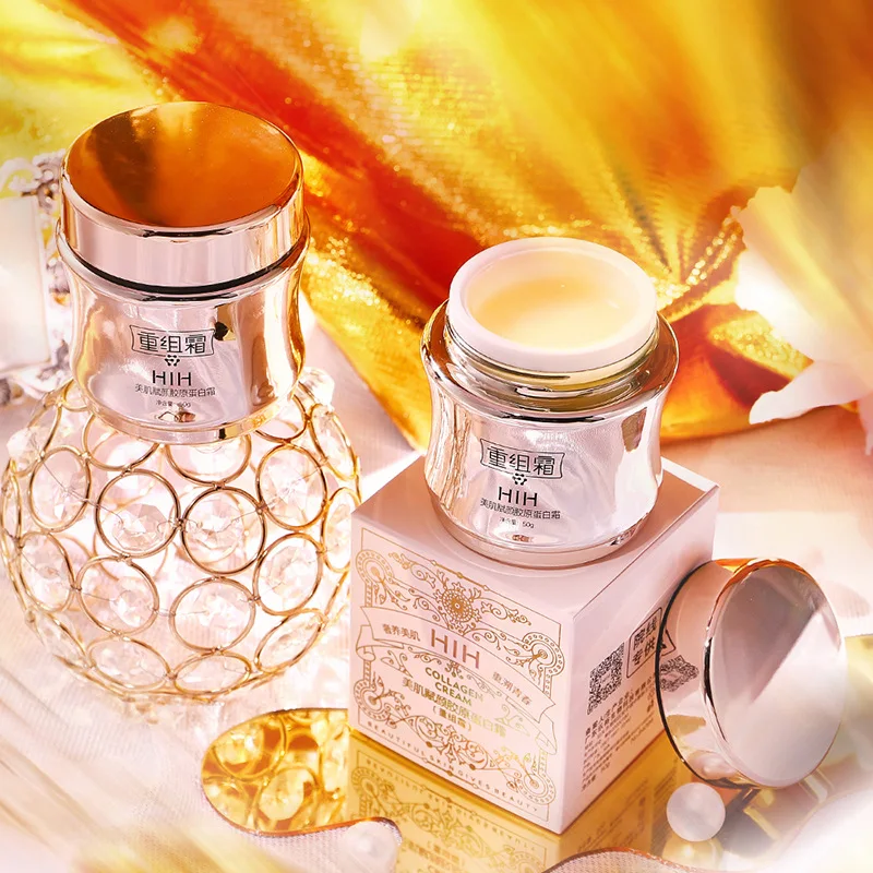 Skin Beauty Facial Collagen Egg White Icing Hydrating Moisturizing  Nourishing Repairing Brightening Skin Reorganization Cream