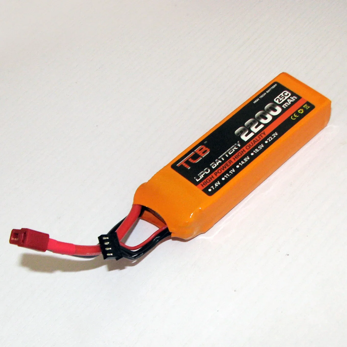 11.1V/3S 2200mAh 25C LiPo Battery T plug wholesale price RC model for rc plane airplane l accessories dropship