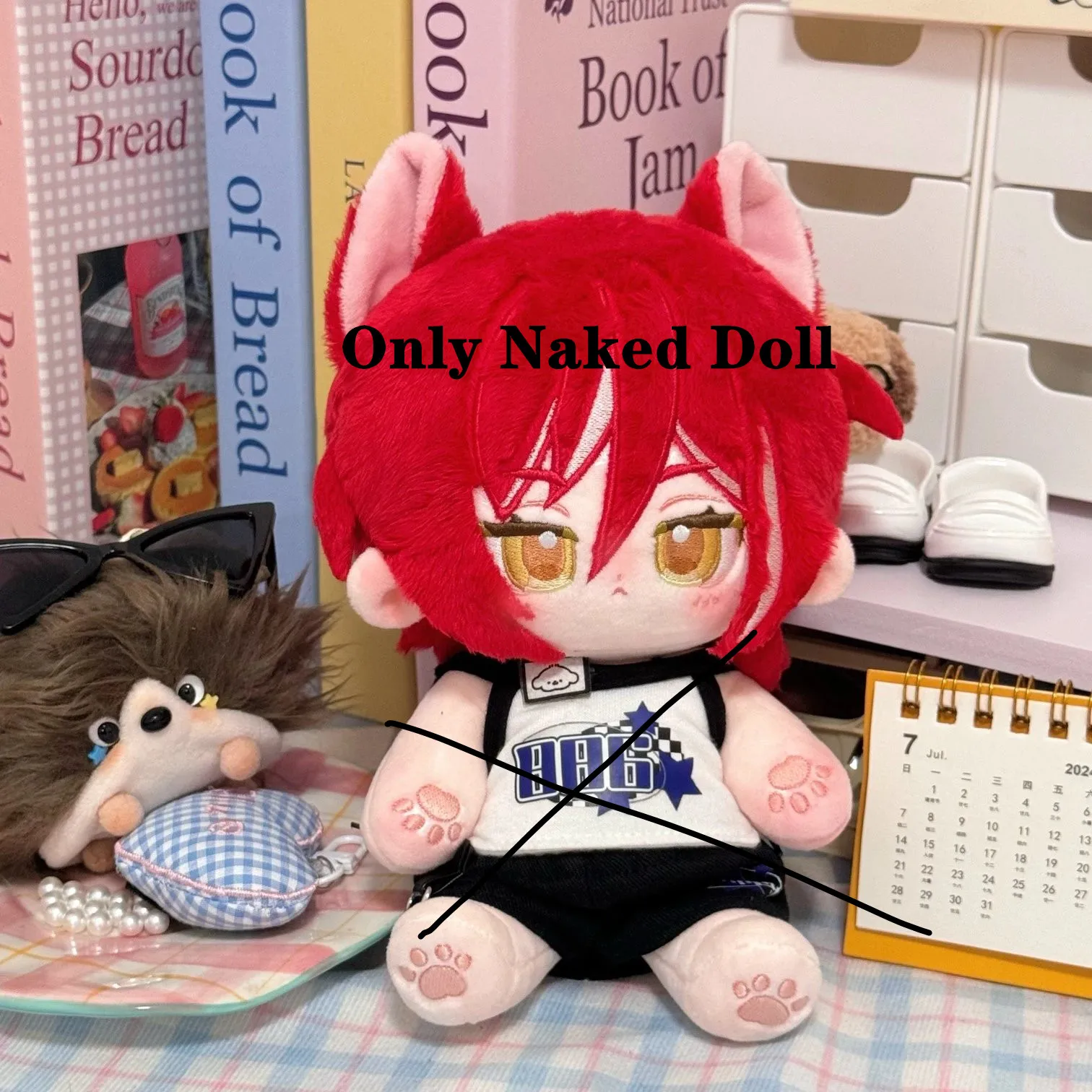 Pre-sale Game Ensemble Stars 20cm Es Cotton Plused Doll Sakasaki Natsume Cosplay Cartoon Dolls Toys Cotton Stuffed Doll Body