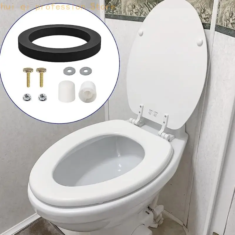 RVs Toiletten-Wartungsdichtungsset, Silikon-Toilettendichtungsset mit Montageteilen für 300 310 320, ersetzt 385311652 H8WE – Detail 4