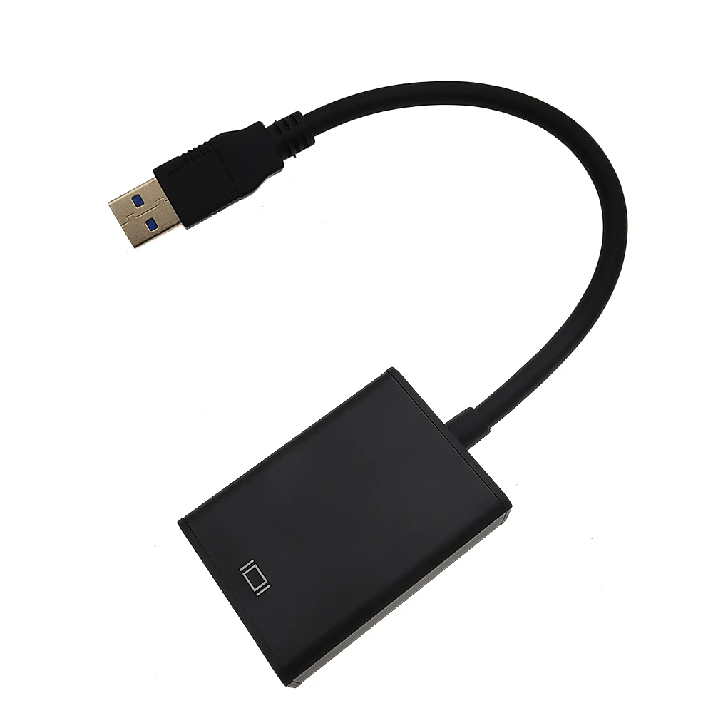 Konwerter 1080P USB 3.0 na HDMI kompatybilny multimedialny wyświetlacz Adapter graficzny dla komputera PC projektor do laptopa zewnętrznej karty