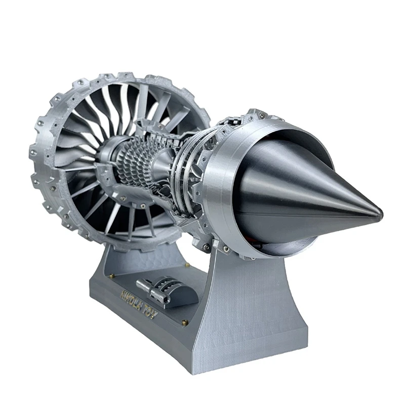 TR-900 Turbojet Turbofan Motor Modellbausatz Wissenschaftlicher Experimenteller Strahlmotor 3D-Druck Handwerk Modell Spielzeug 40 cm