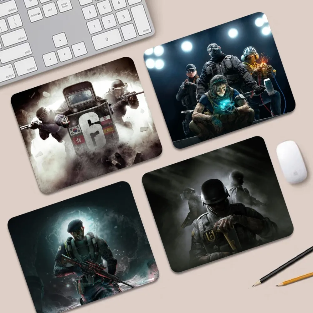 

Game R-Rainbow-Six Siege Mousepad Round Custom Skin Computer Desk Mat Table Keyboard Big Mouse Pad Laptop Cushion Non-slip