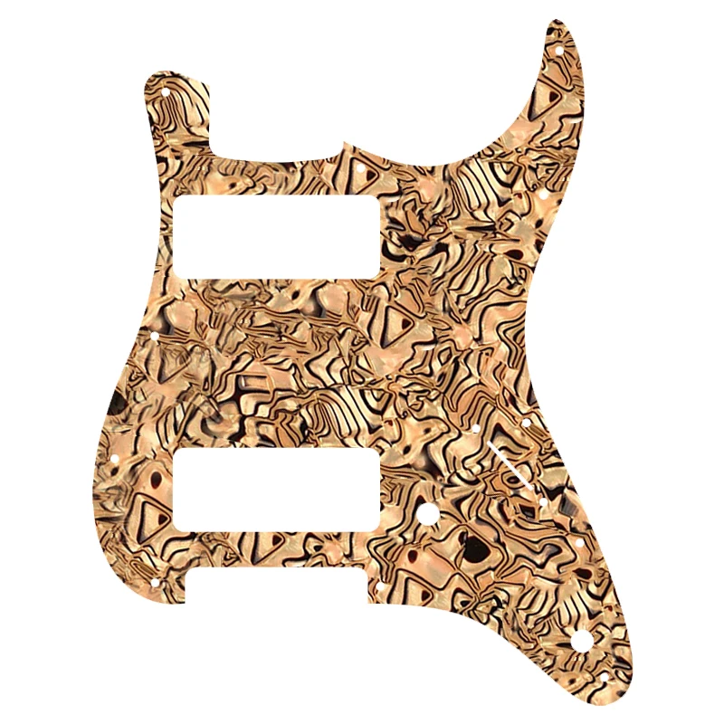 Xinyue Custom Guitar Accessories Pickguards With 11 Screws For Standard ST HH Strat Guitar With 2 P90 Humbuckers Scratch Plate