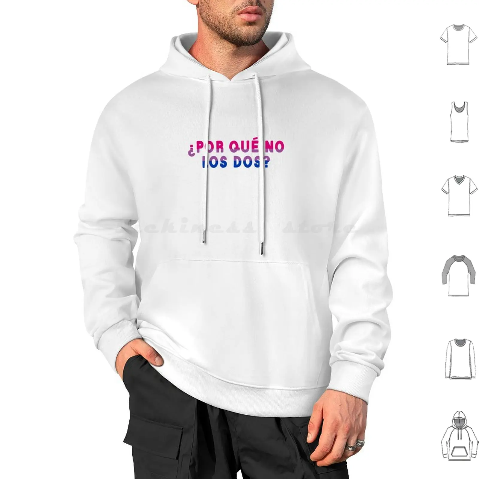 Bisexual Pride Por Que No Los Dos Hoodies Long Sleeve Popular Cute Trendy Por Que No Los Dos Porque No Los Dos Why Not