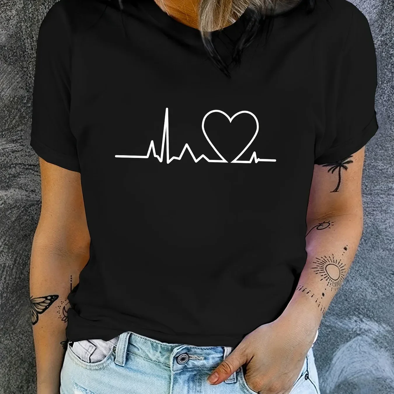 

Женская футболка больших размеров, одежда с короткими рукавами и графикой, свободный и повседневный, мягкий и удобный, дышащий, для занятий спортом на открытом воздухе