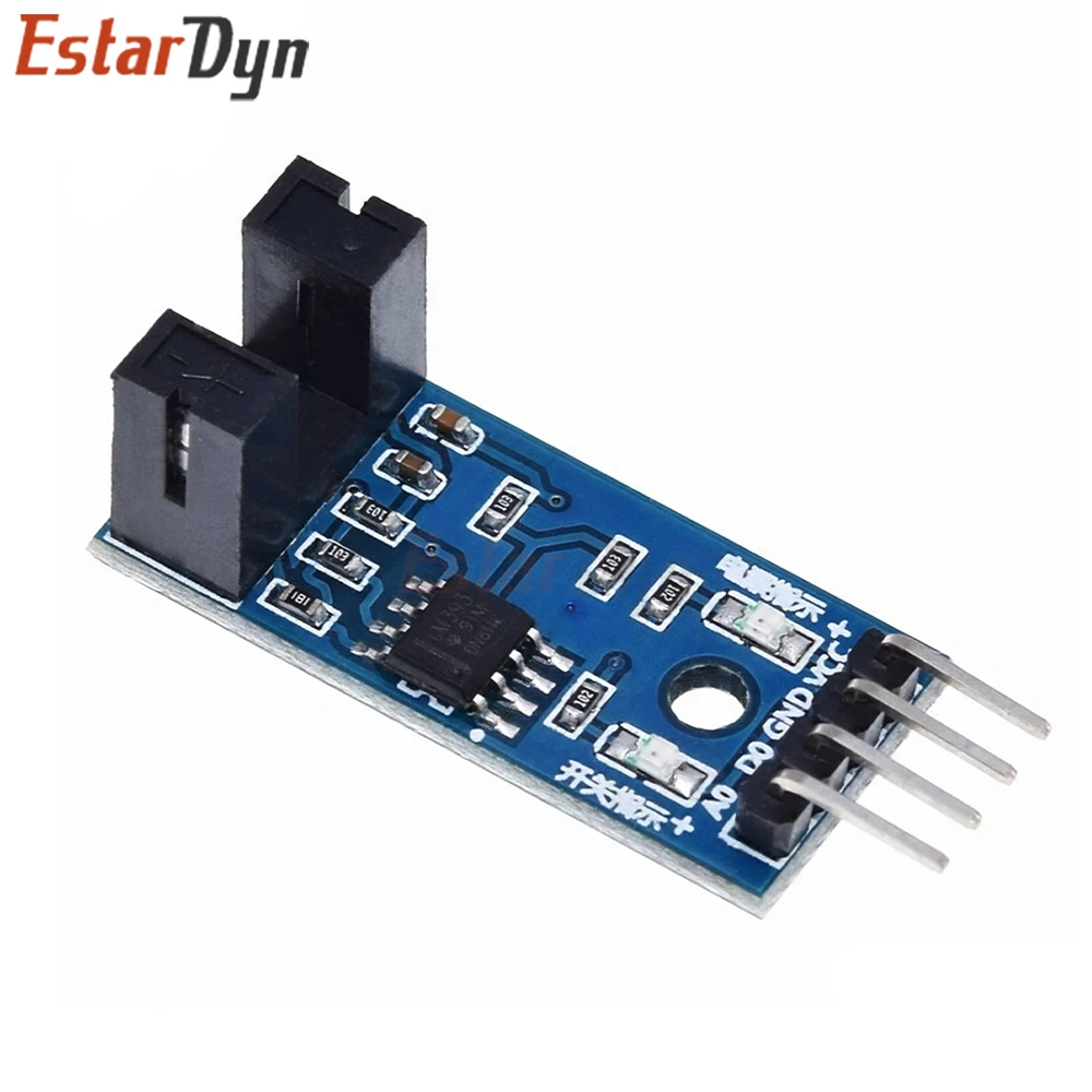 3/8PCS Slot-type Optocoupler Speed Sensor Tacho Sensor Tacho-generator Counter Module for Raspberry Pi DIY IoT Projects