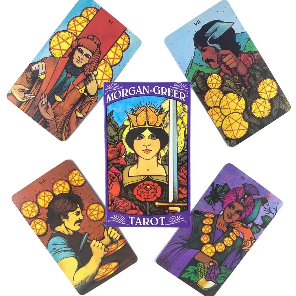 

Morgan Greer Tarot Deck Leisure Party Board Game Fortune-telling Prophecy Oracle Cards