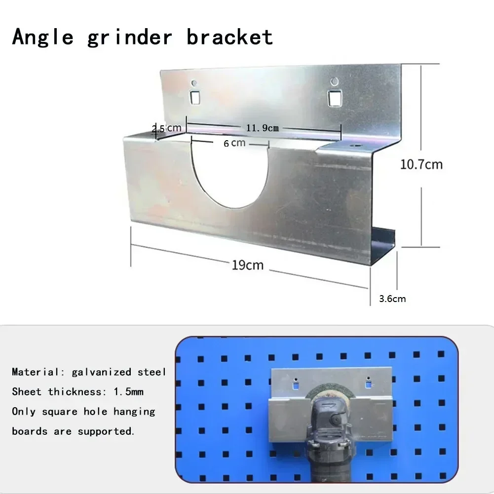 Screwdriver Storage Rack Wall-Mounted Orifice Hook Hardware Tool Storage Rack Tool Box Hanging Plate For Garage Workshop