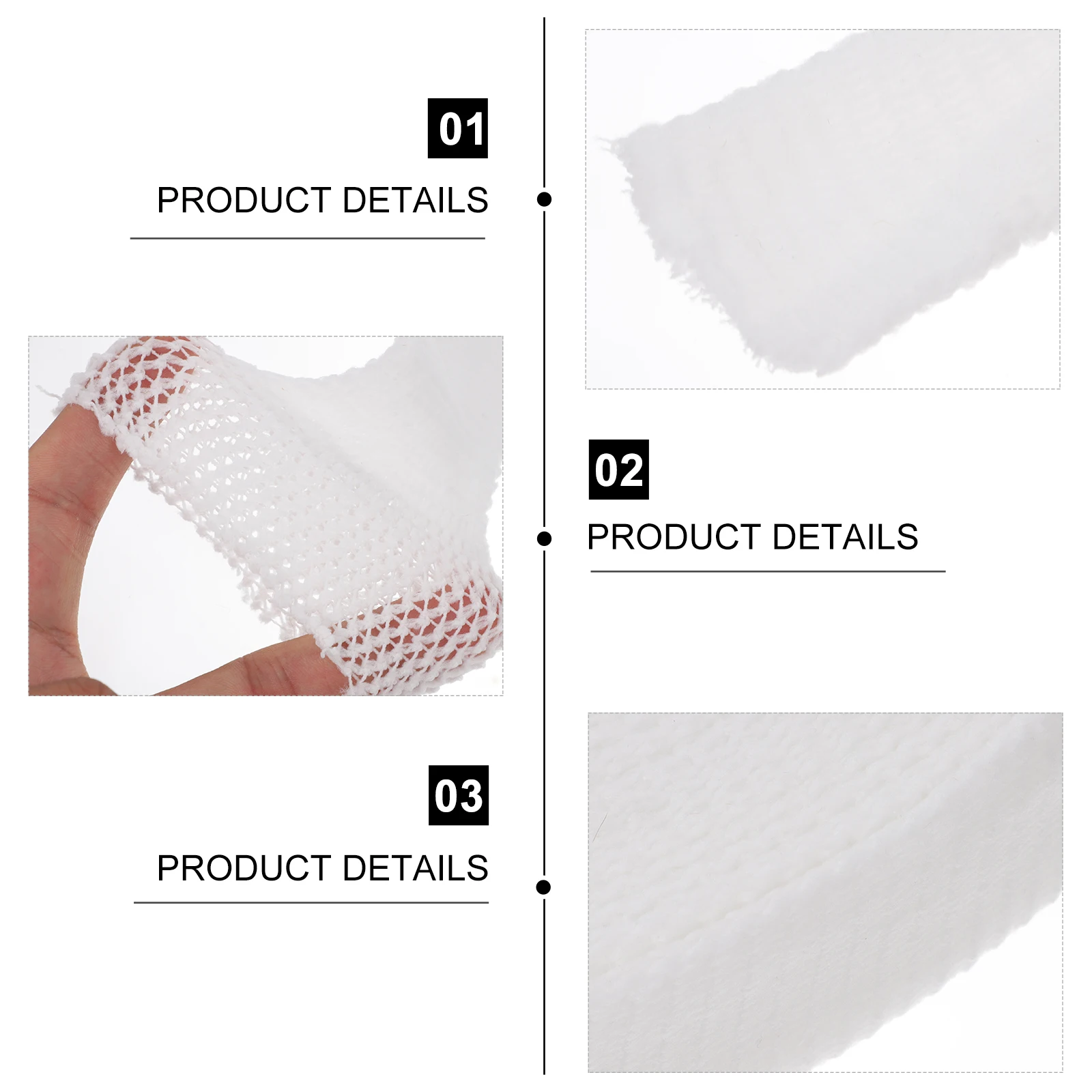 

Elastic Tubular Stockinette White Mesh Wrap for Arms Legs Knees Shoulders Long Home Outdoor Use