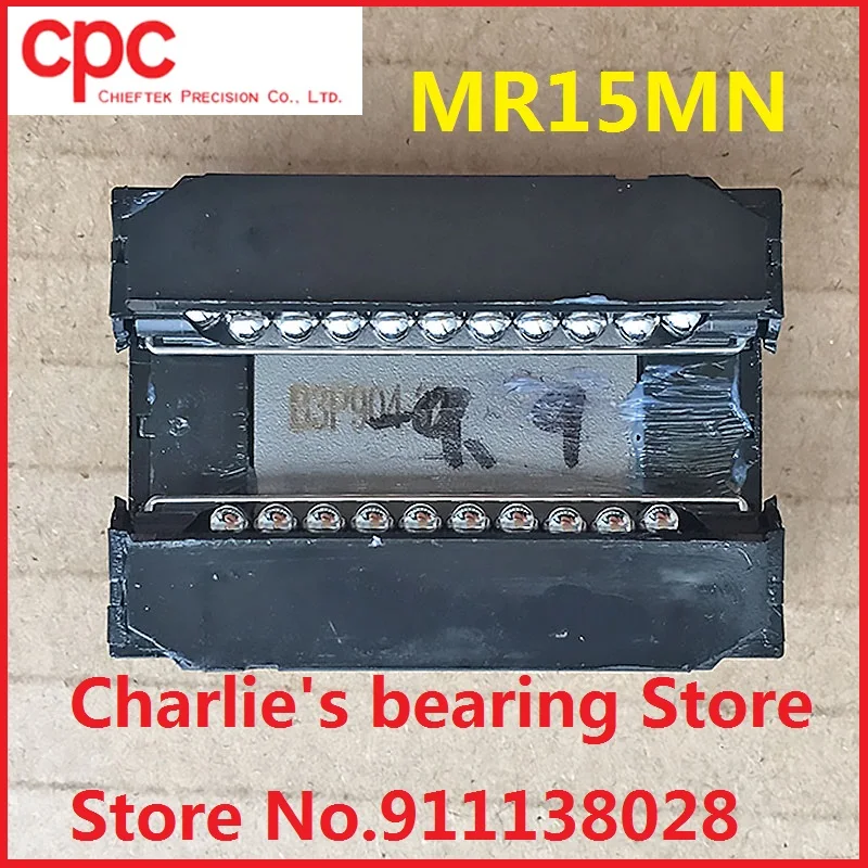 1pc 100% brand new taiwan original genuine CPC miniature linear guide block MR15MN