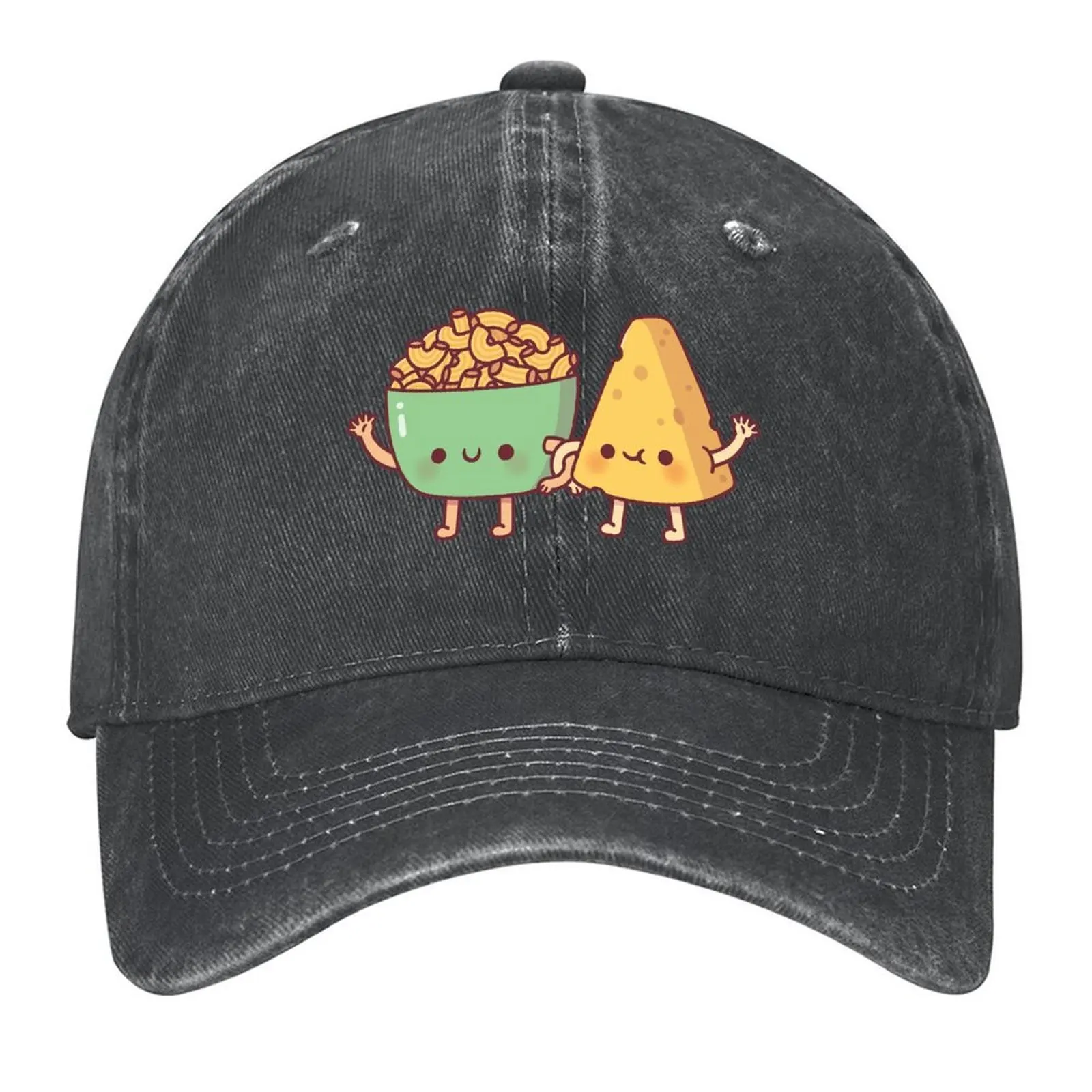 

Cute Macaroni And Cheese Best Friend Baseball Cap Fishing cap Horse Hat Rave Golf Hat Man Women's Beach Men's