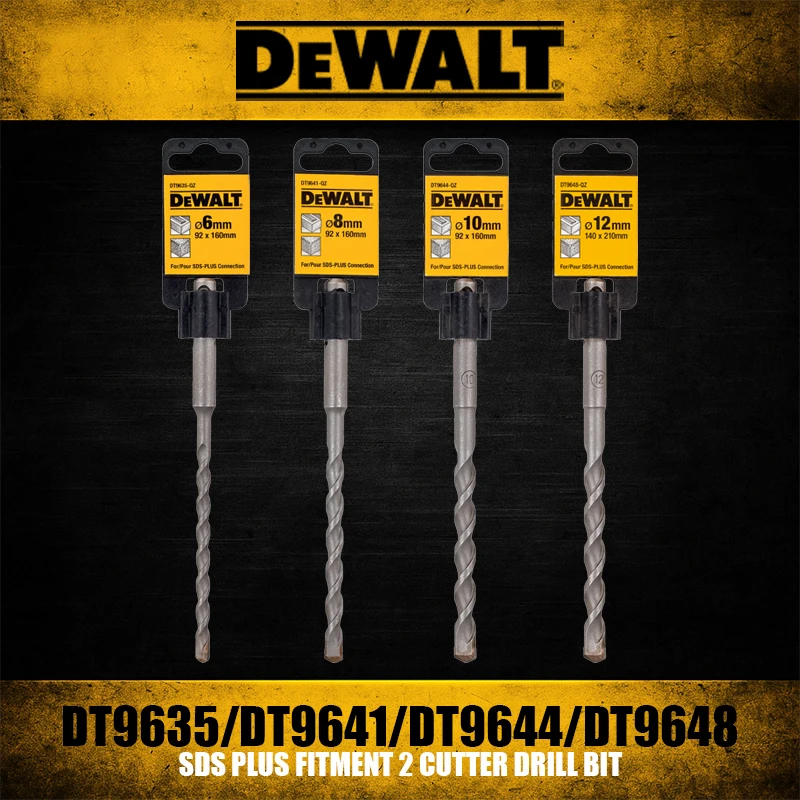 DEWALT DT9635 DT9641 DT9644 DT9648 SDS Plus Fitment 2 Cutter Drill Bit Tool Accessories For Electric Hammer