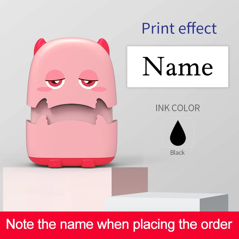 Benutzerdefiniertes Cartoon-Baby-Namenstempel-Set – wiederverwendbar für Baumwoll-/Modal-Kleidung und Schultaschen, ungiftige, wasserfeste Tintenversiegelung