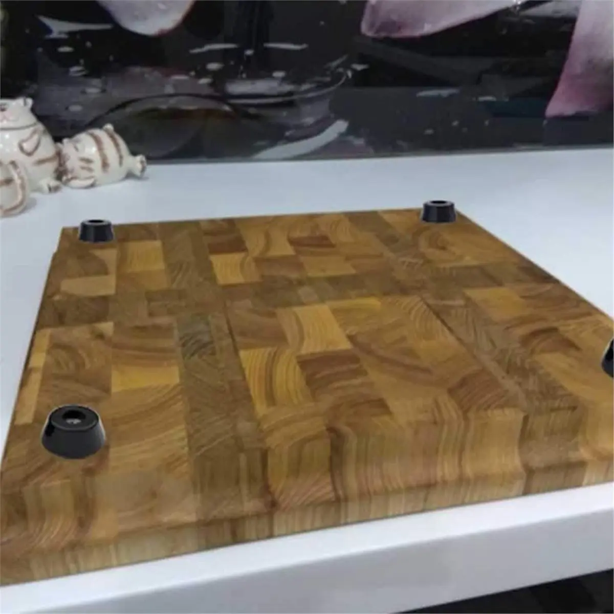 120 Pieces Soft Cutting Board Rubber Feet with Screws, 0.31 X 0.59 (HD), Not Slip, Non Marking, Anti-Skid, Fine Grips