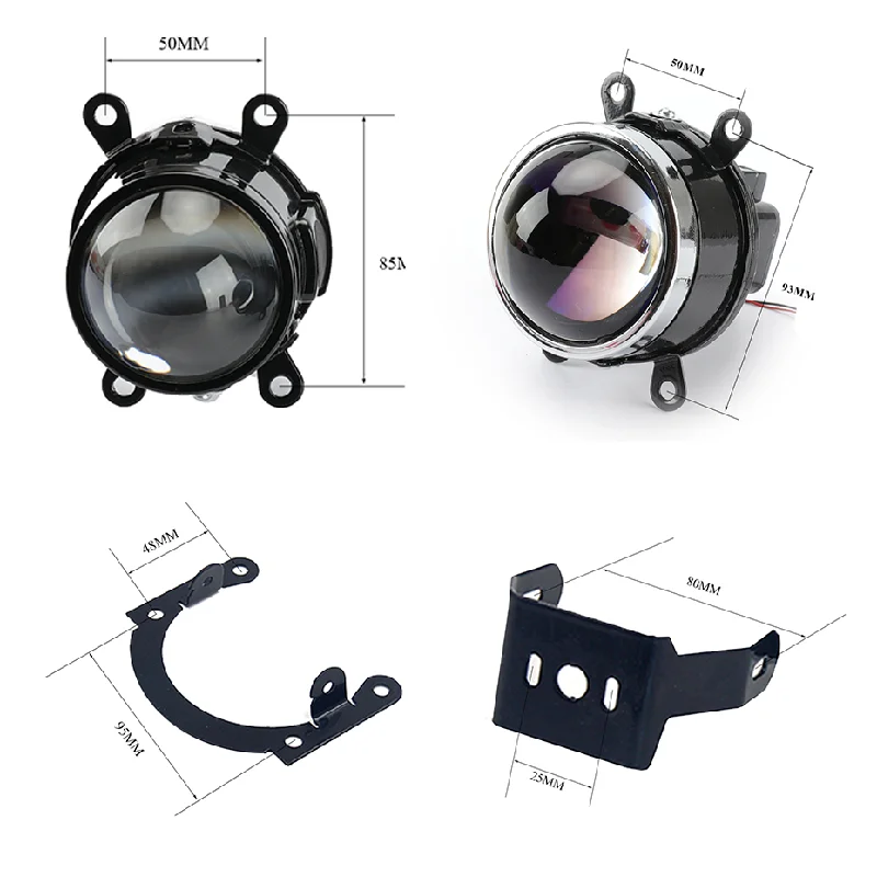 Fog Mount Bracket for Ronan 2.5inch 3.0inch Bi-xenon Fog Projector Lens Retrofit Car Fog Headlight