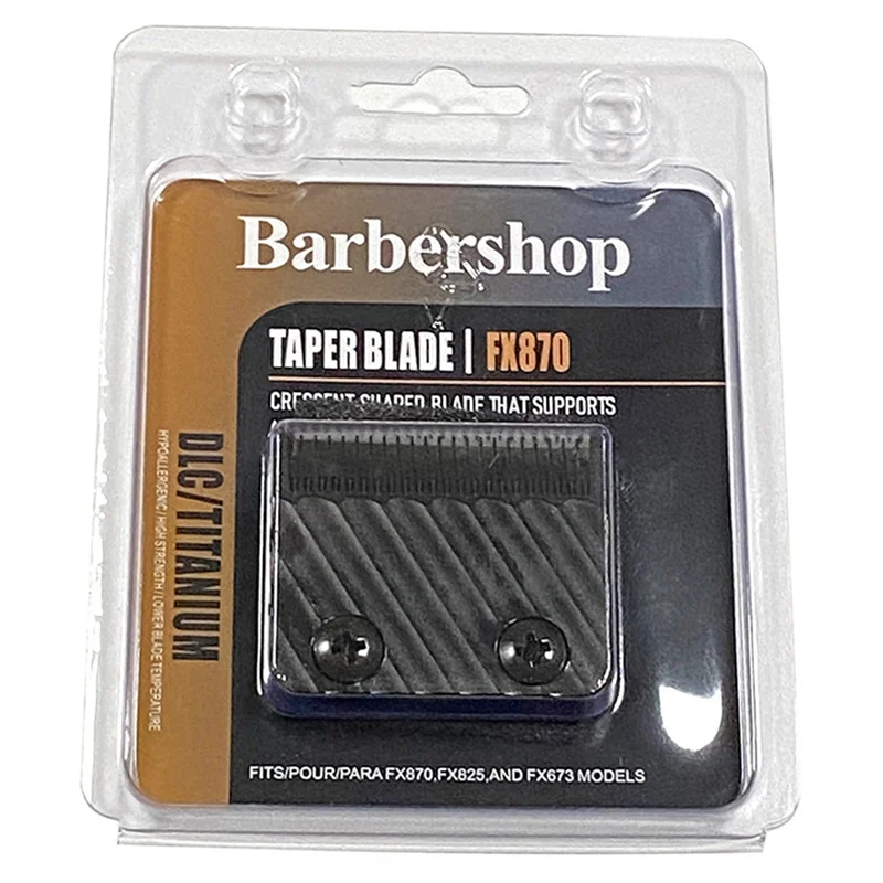 Lama a cuneo per Barberologia BabylissPRO Sostituzione per lame per clipper FX870/FXF880/FX810/FX825/FX673N Oro