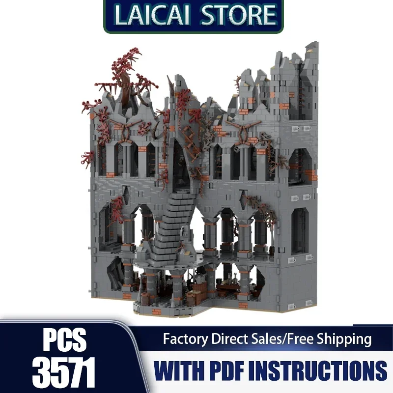 Magic Rings Model Moc Building Bricks The Hill of Dark Witchcraft 4/8Technology Modular Block Christmas DIY Toy Holiday Gifts
