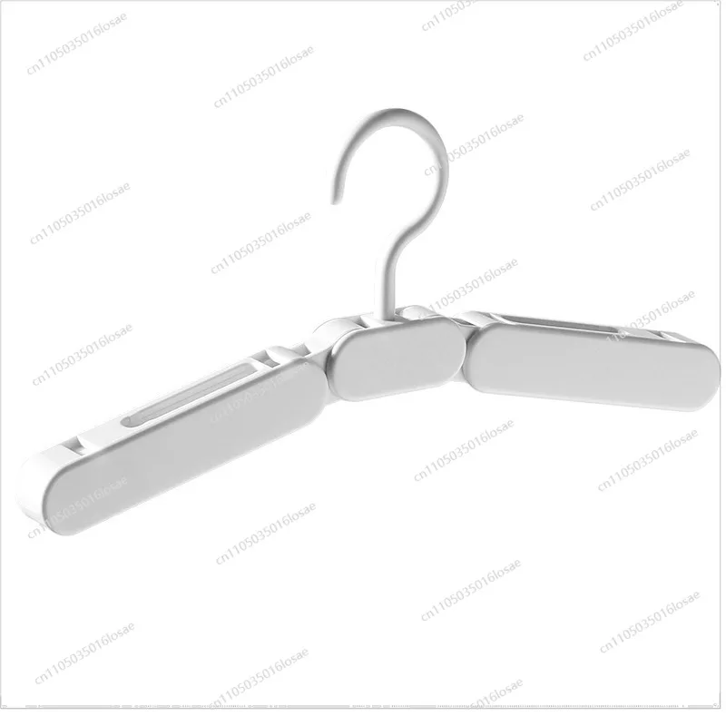For Travel Hanger, Portable Non-slip Thickened Style for Business Trips, Seamless Folding Hanger with Windproof Clips