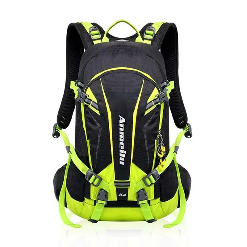 Large Capacity Cycling Backpack with Rain Cover, Bicycle Shoulder Bag, Hiking, Climbing, Camping, MTB Bike Bag, Sports Backpack,