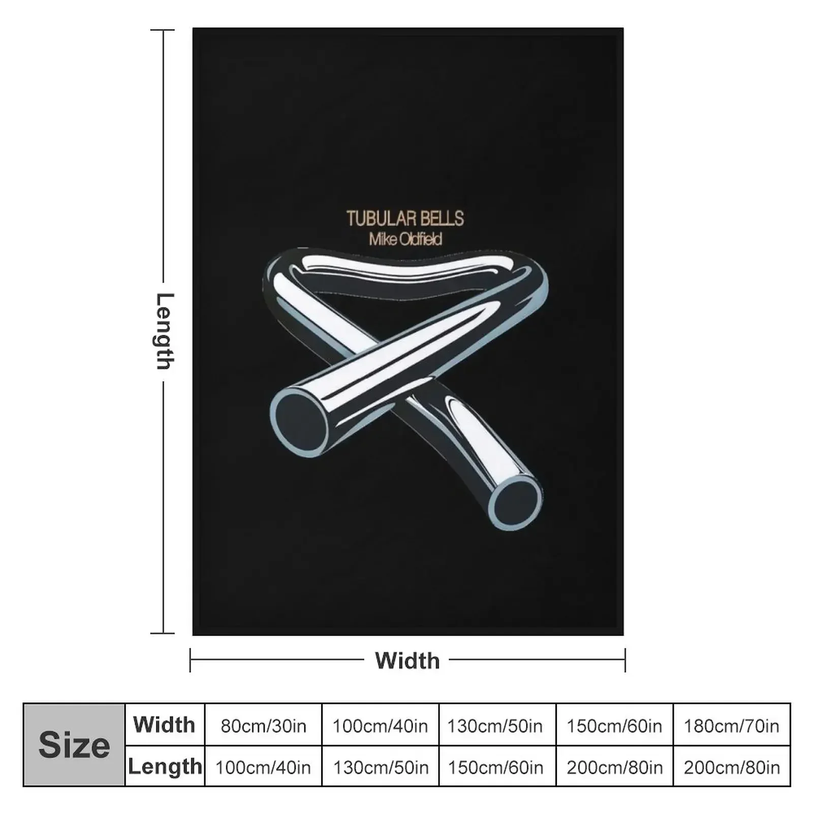 New Tubular Bells Classic T Shirt Throw Blanket Beautifuls Thins Blankets