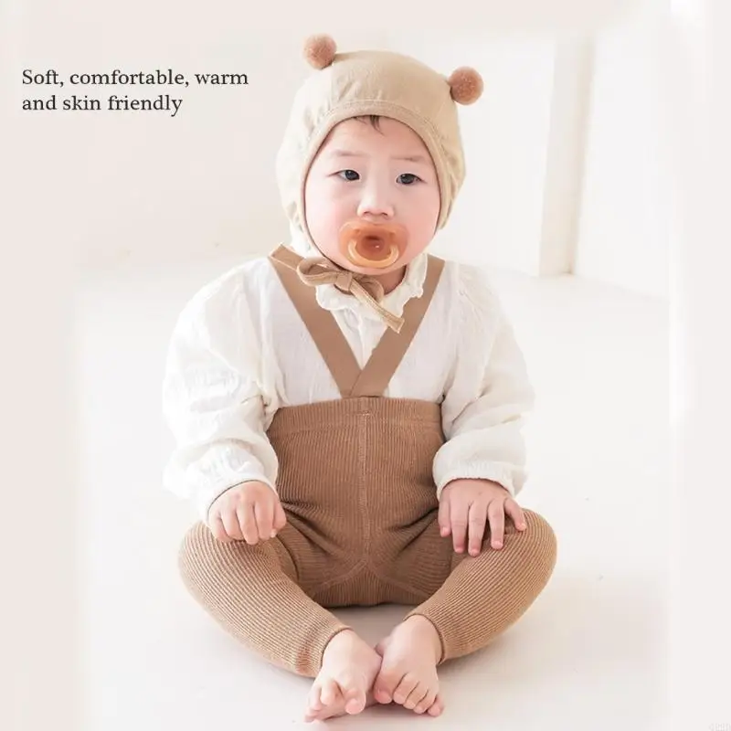 Q22D طماق قطنية محبوكة قابلة للتمدد للأطفال تسعة سراويل للارتداء اليومي #4